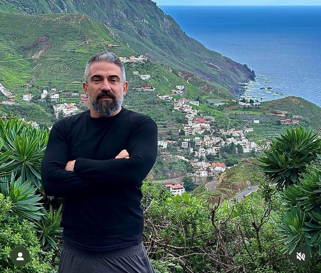 Gay man practising mindfulness and exploring relationships, emotional awareness and inner freedom.